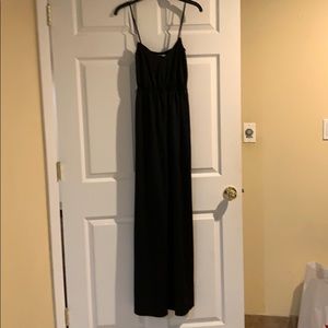 Black wide leg jumpsuit